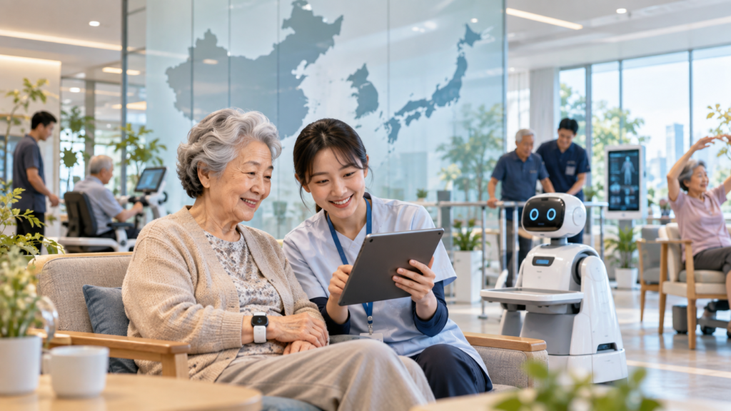 AIとロボットが支える、東アジアの新しい高齢者ケア